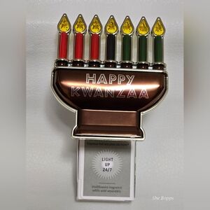 Kwanzaa Menorah Wallflower Plug NEW